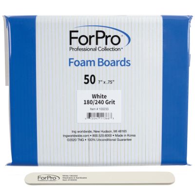 ForPro White Mylar Foam Board 180/240 grit 50-pk.