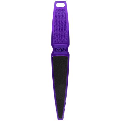 ForPro Pedicure Paddle Foot File Purple 120/180 grit 12-pk.