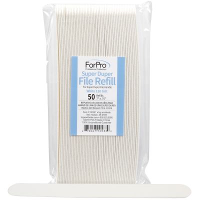ForPro Super Duper White 120 File Refills 