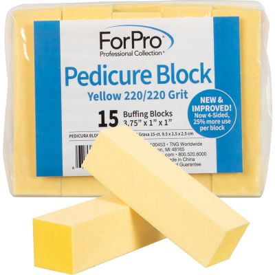 ForPro Yellow Pedicure Block