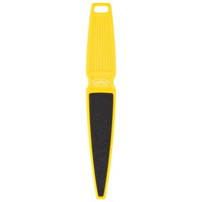 Pedicure Paddle Foot File 120/180 Grit Sunshine Yellow 12-Pack
