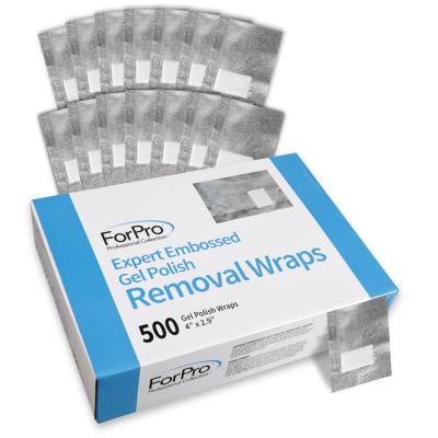 ForPro Expert Gel Polish Removal Wraps 500-ct.