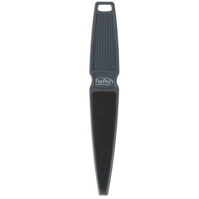 ForPro Pedicure Paddle Foot File 120/180 Grit Cool Grey 12-Pack