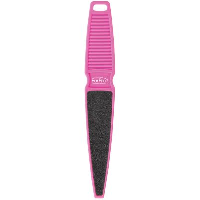 ForPro Pedicure Paddle Foot File 120/180 Grit Cotton Candy Pink 12-Pack 