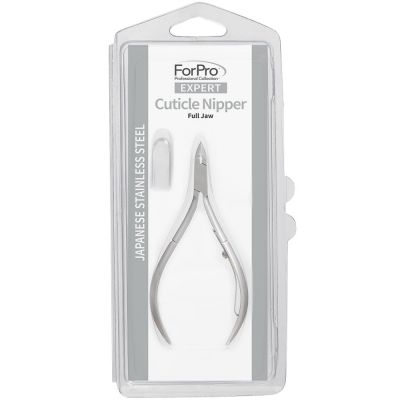 ForPro Expert Stainless Steel Cuticle Nipper Full Jaw (Size 16) Package