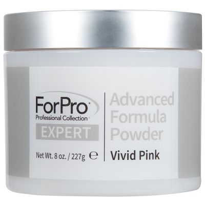 jar of ForPro Advanced Formula Vivid Pink Powder 8 ounces 