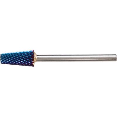 ForPro Expert Carbide Tungsten Fusion Blue Bit, Coarse Grit, Ultra-Smooth Cutting All-In-One Bit for Cleaning, Polishing, Shaping, and Shortening, 3/32” Shank, 1 ½” L