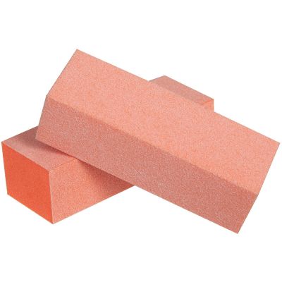 ForPro Basics Orange/White Mini Block Buffer 120/120 Grit 