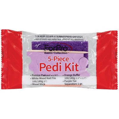 ForPro Basics 4-Piece Pedi Kit 200-Count 