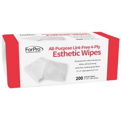 ForPro All-Purpose Lint-Free 4-Ply Esthetic Wipes 2” x 2” 200-Count