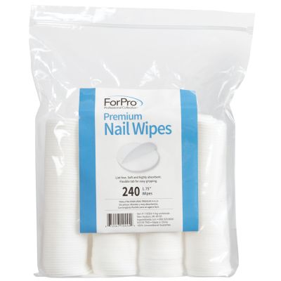 ForPro Premium Nail Wipes, 1.75", 240-Count 