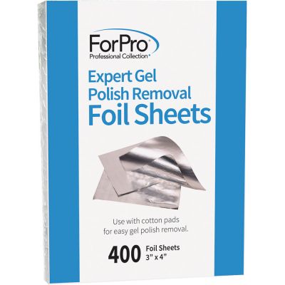 ForPro Expert Gel Polish Removal Foil Sheet 400-ct.