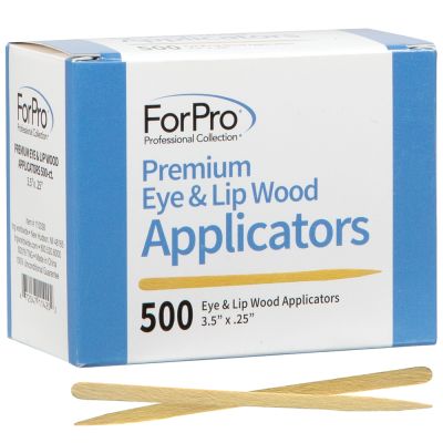 ForPro Premium Eye & Lip Wood Applicators 500-ct.