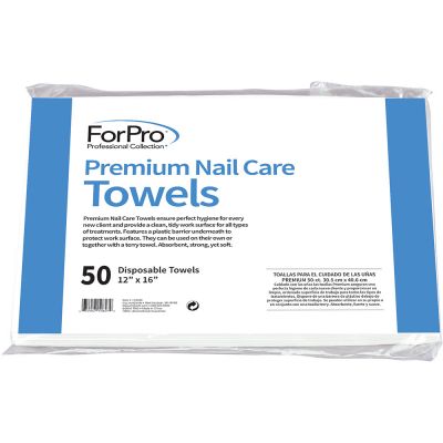 ForPro Premium Nail Care Towels 50-ct.