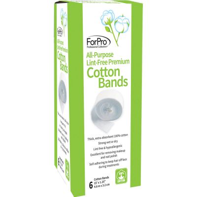 ForPro All-Purpose Lint-Free Premium Cotton Bands 6-count 