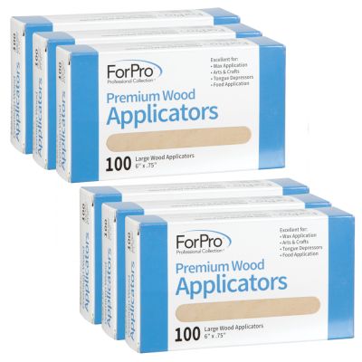 ForPro Premium Wood Applicators Large 100-Count 6 pack
