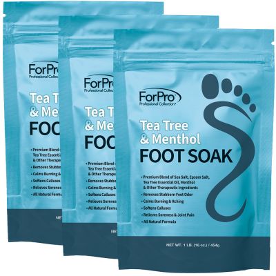 ForPro Tea Tree Oil & Menthol Foot Soak with Sea & Epsom Salt