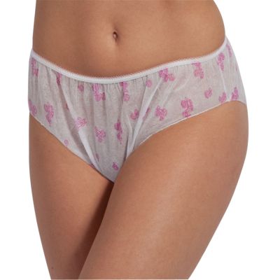 ForPro Hip Panty White and Pink 50-Count 