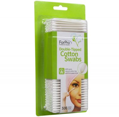 ForPro Double-Tipped Cotton Swabs 500-Count