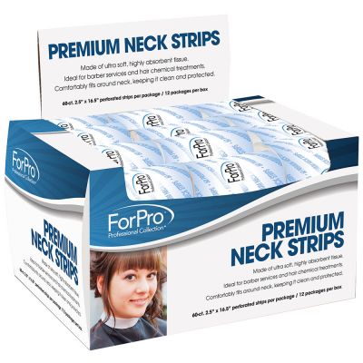 ForPro Premium Neck Strips 720-Count (Pack of 12 – 60 Neck Strips)