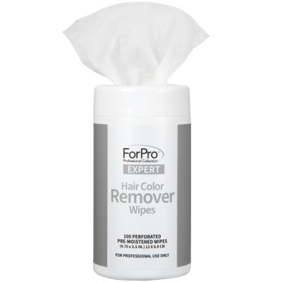 ForPro Expert Hair Color Remover Wipes 100-ct.