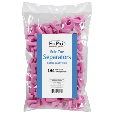 ForPro Sole Toe Separators Cotton Candy Pink 144-Count