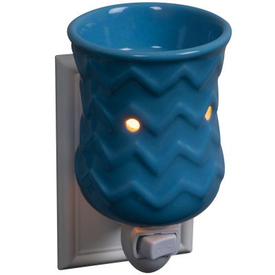 Scentworks Ocean Waves Ceramic Plug-In Wax Melter & Essential Oil Diffuser 1