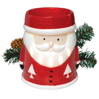 Scentworks Santa’s Coming to Town Ceramic Halogen Wax Melter 1