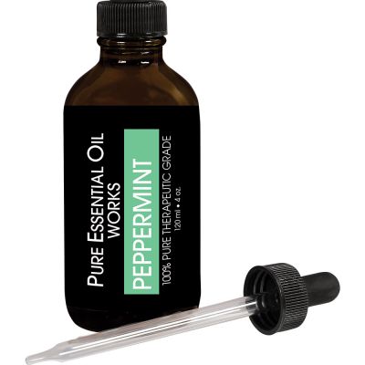 Pure Essential Oil Works Peppermint Oil,  4 Ounces