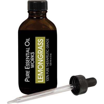Pure Essential Oil Works Lemongrass Oil, 4 Ounces