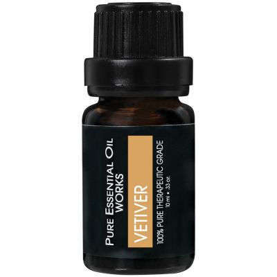 Pure Essential Oil Works Vetiver Essential Oil .33 oz.