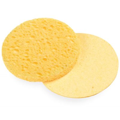 ForPro Round Compressed Sponge Yellow