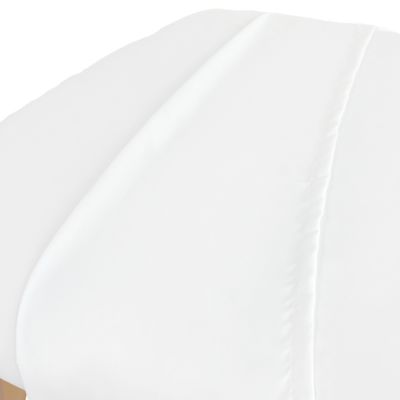 Premium Microfiber Massage Flat Sheet White