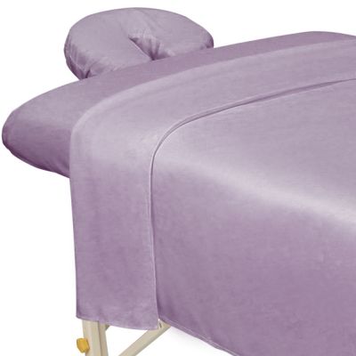 ForPro Premium Microfiber 3-Piece Massage Sheet Set Lavender
