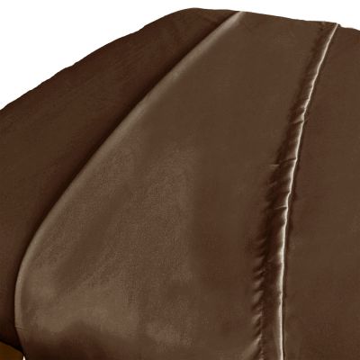 Premium Microfiber Massage Flat Sheet Chocolate 