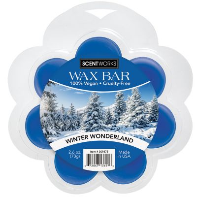 Scentworks Winter Wonderland Wax Bar, Wickless Candle Tart Warmer Wax, 100% Vegan and Cruelty-Free, 2.6 Ounce Bar
