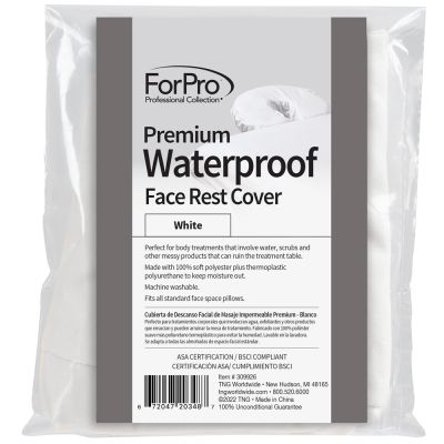 ForPro Premium Waterproof Face Rest Cover White