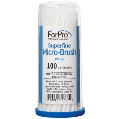 ForPro Superfine Micro Brush White 100-ct.