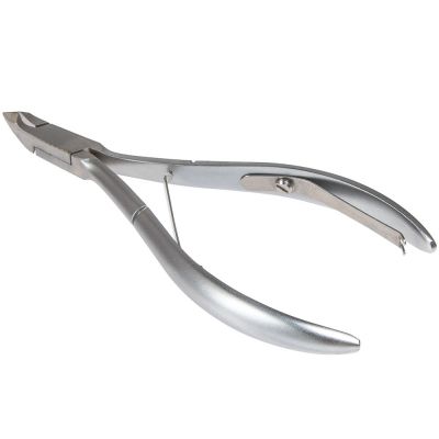 NHON NH-04 Double-Spring Lap Joint Stainless Steel Cuticle Nipper w/Short Handle Jaw 12