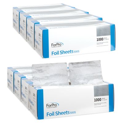 Embossed Foil Sheets 500S 5" x 10.75" Pop-Up Dispenser 1000 sheets, 8 Count