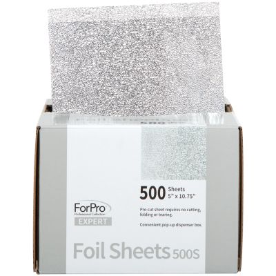 ForPro Expert Embossed Foil Sheets 500S 5" x 10.75" Pop-Up Dispenser 500 sheets 