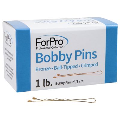 ForPro Bobby Pins 2" Bronze 1 lb Box