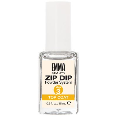 EMMA BEAUTY ZIP DIP Step 3 Top Coat .5 Ounces