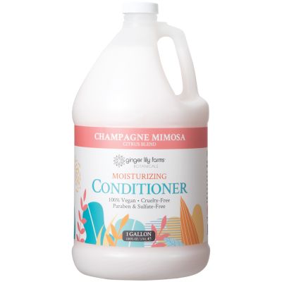 Ginger Lily Farms Botanicals Moisturizing Conditioner, Champagne Mimosa, 1 Gallon Refill 