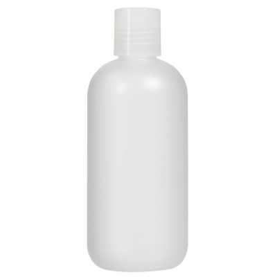 ForPro Cosmo Frosted PET Disc Cap Bottle Round 8 Oz. 