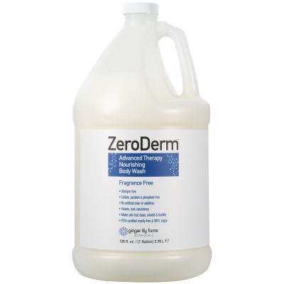 ZeroDerm Advanced Therapy Nourishing Body Wash has a velvety and lush consistency and makes skin feel clean, smooth and healthy. Fragrance-free. Gallon.