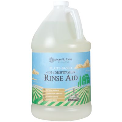 Ginger Lily Farms Botanicals Plant-Based 4-in-1 Dishwasher Rinse Aid