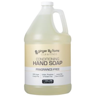 Ginger Lily Farms Club & Fitness Fragrance-Free Conditioning Hand Soap, 1 Gallon