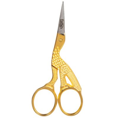 ForPro Gold Stainless Steel Stork Scissors 