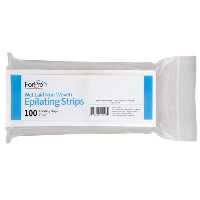 ForPro Premium Wet-Laid Non-Woven Epilating Strips 3x8" 100-ct.